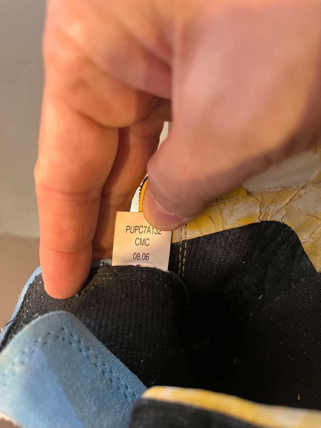 푸마 브라질 스웨이드 스니커즈 블랙/블루 (290mm, 2006년) 상품이미지9