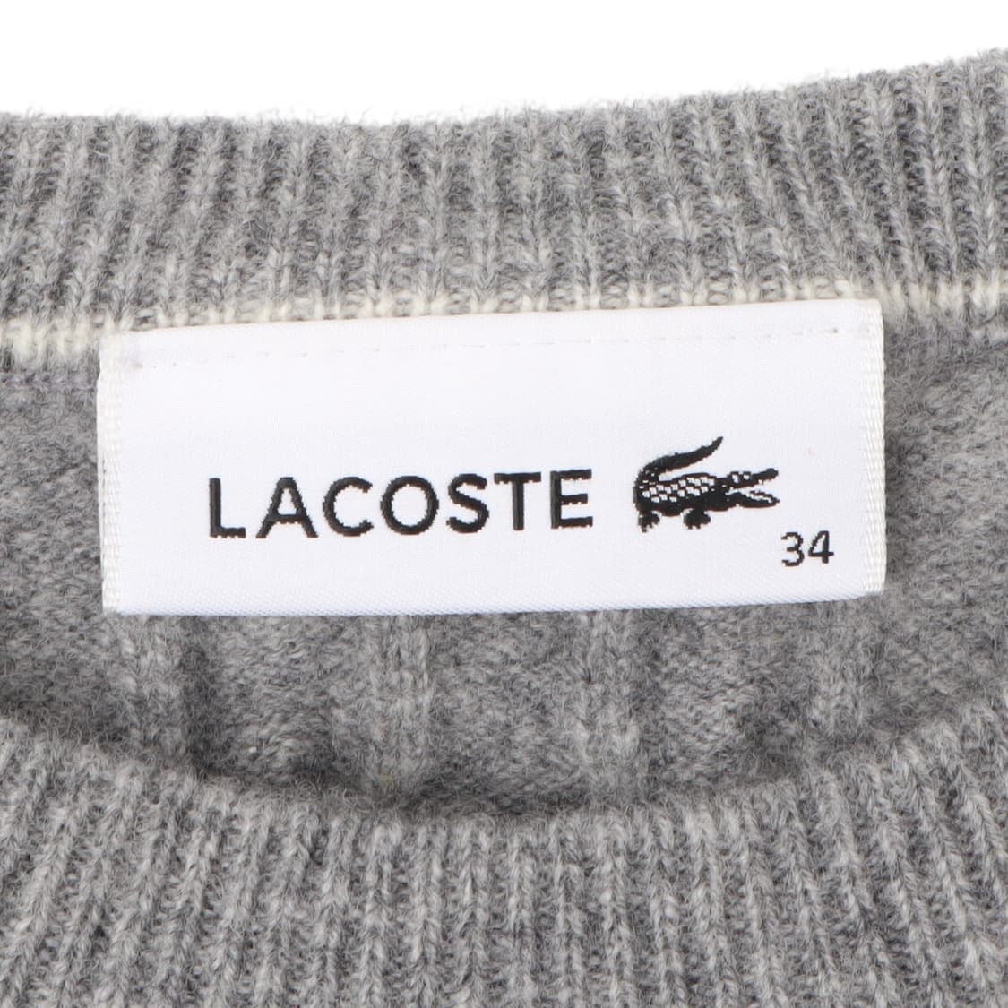 라코스테 그레이 울 케이블 니트 상품이미지8