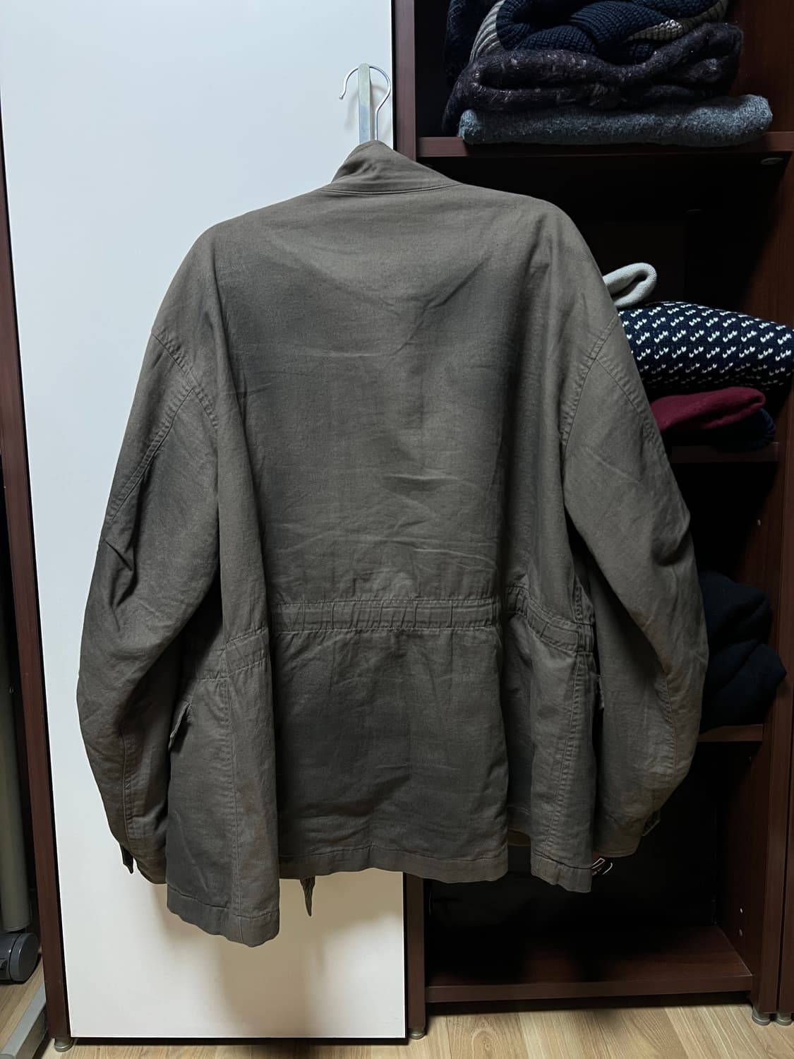 아워셀브스 25FW 빈티지 워시드 밀 자켓 모카 2사이즈 판매 상품이미지2