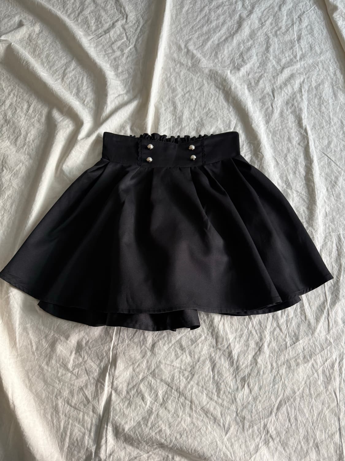 로맨틱 갸루 고딕 공겜여주 미니 스커트 상품이미지1