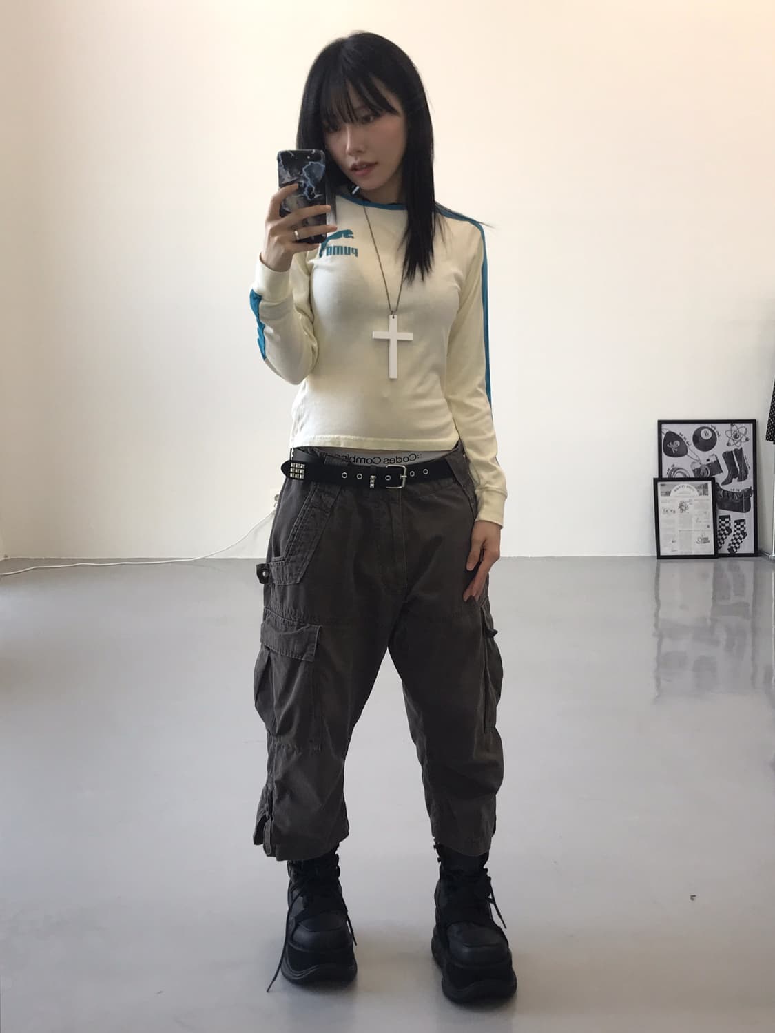 Puma Rayon Long Sleeve T-Shirts 상품이미지2