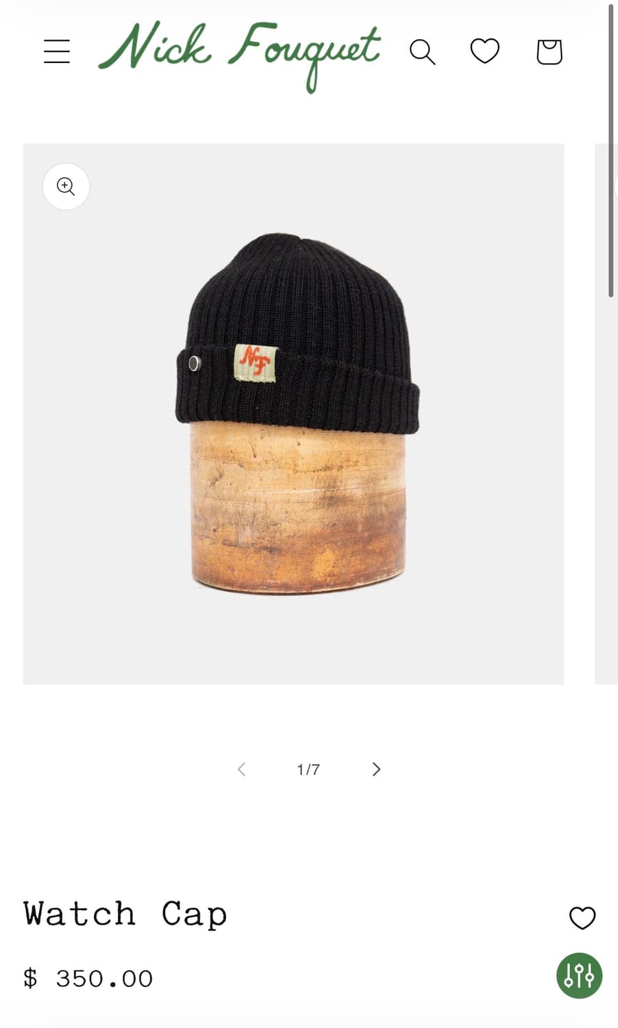 [OS] 닉푸케 nick fouquet 비니 와치캡 상품이미지3
