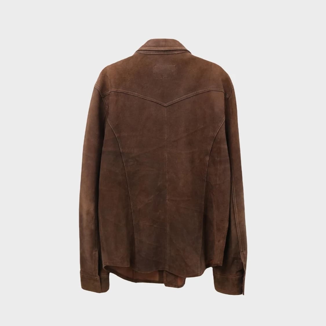 Earl Jean 얼진 y2k 스웨이드 레더 자켓 64252 상품이미지2