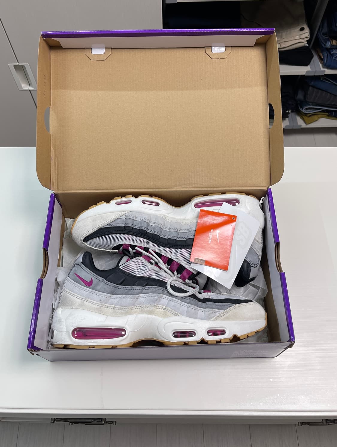 나이키 SB 에어맥스 95 서밋 화이트 앤 캑터스 플라워 285 상품이미지1