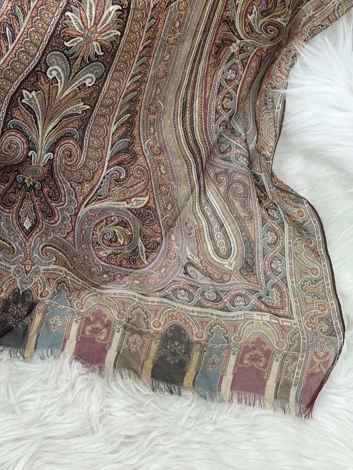 에트로 실크 광폭 스카프 상품이미지1