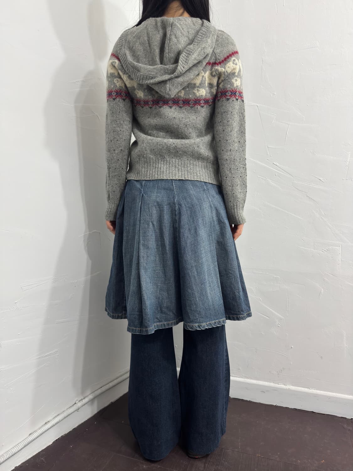 pattern hood zipup 상품이미지4