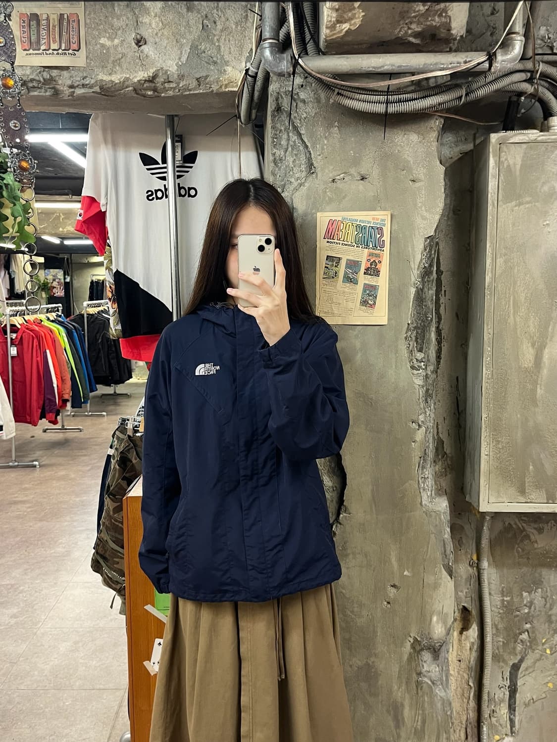 노스페이스 바람막이 네이비 95 #csz1495 상품이미지2