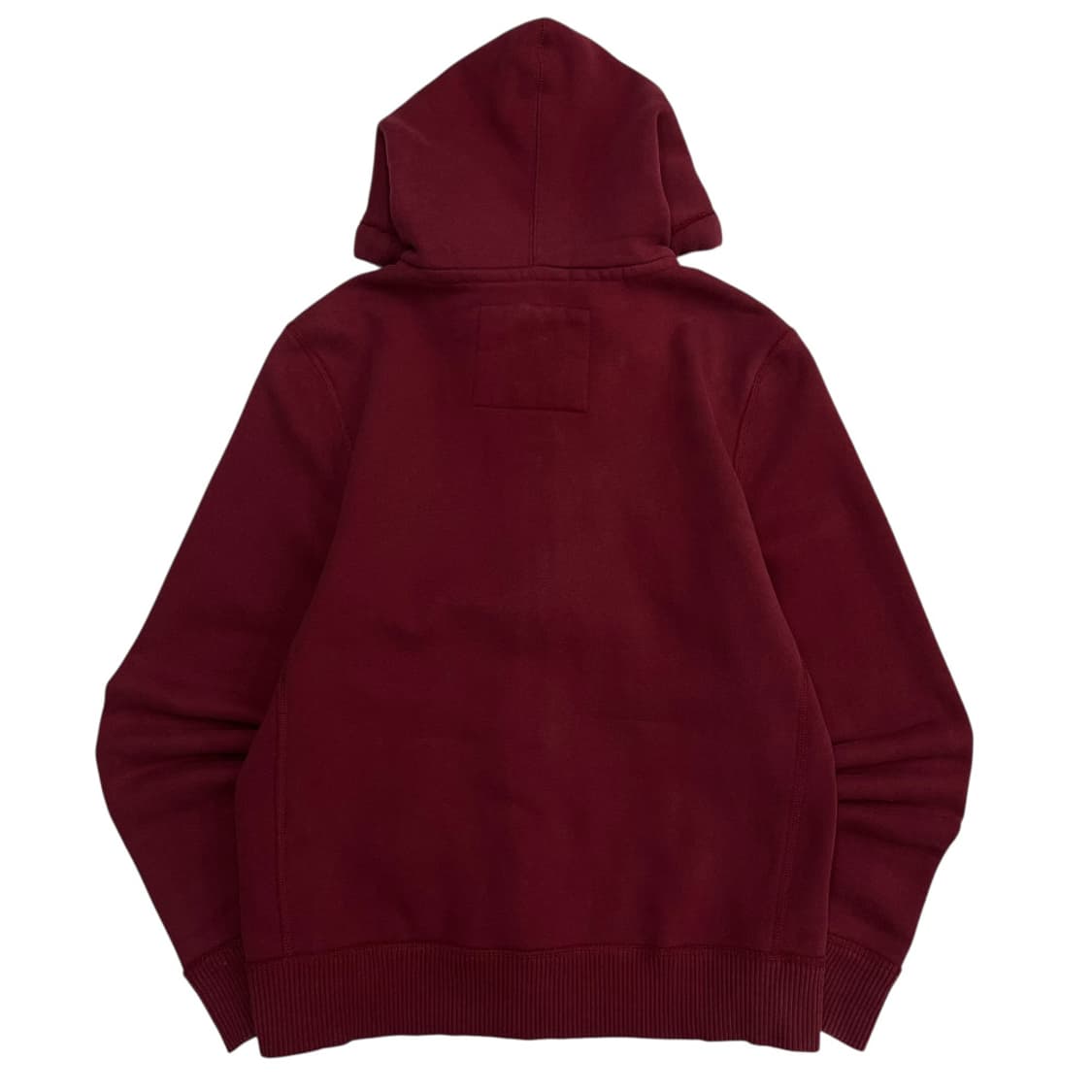 아베크롬비 네이비 센터로고 딥버건디 후드집업 M 상품이미지3