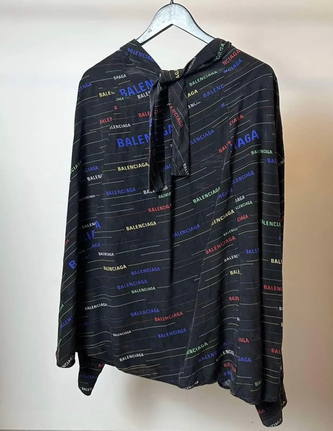 빌렌시아가 멀티로고 롱슬리브 블라우스 상품이미지3