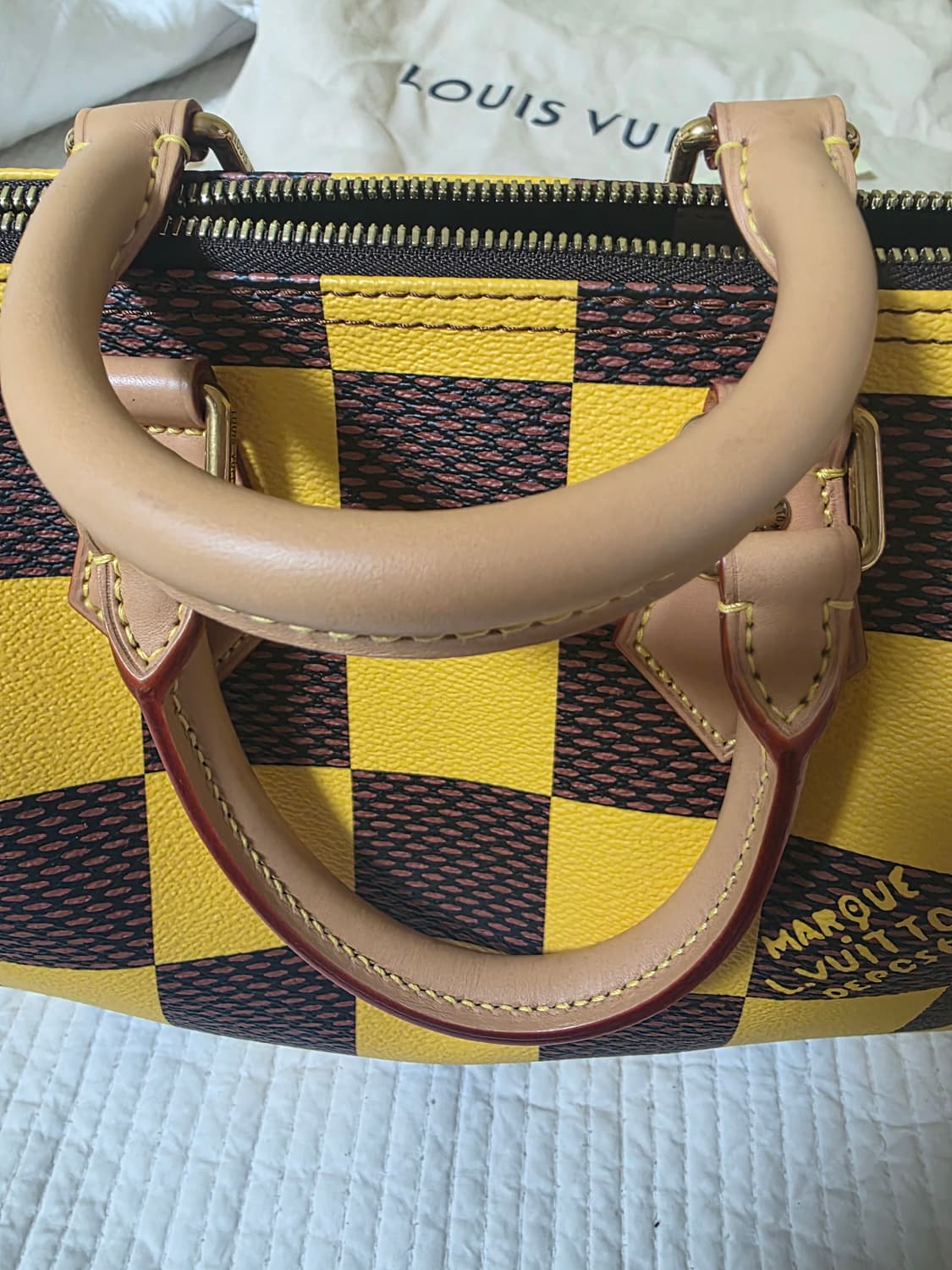 루이비통 스피디25 반둘리에 다미에 팝 상품이미지9