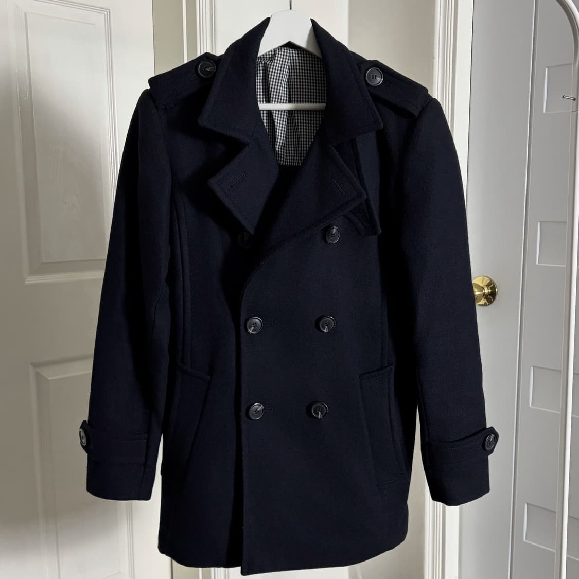 Clriden 하이넥 피코트 상품이미지6