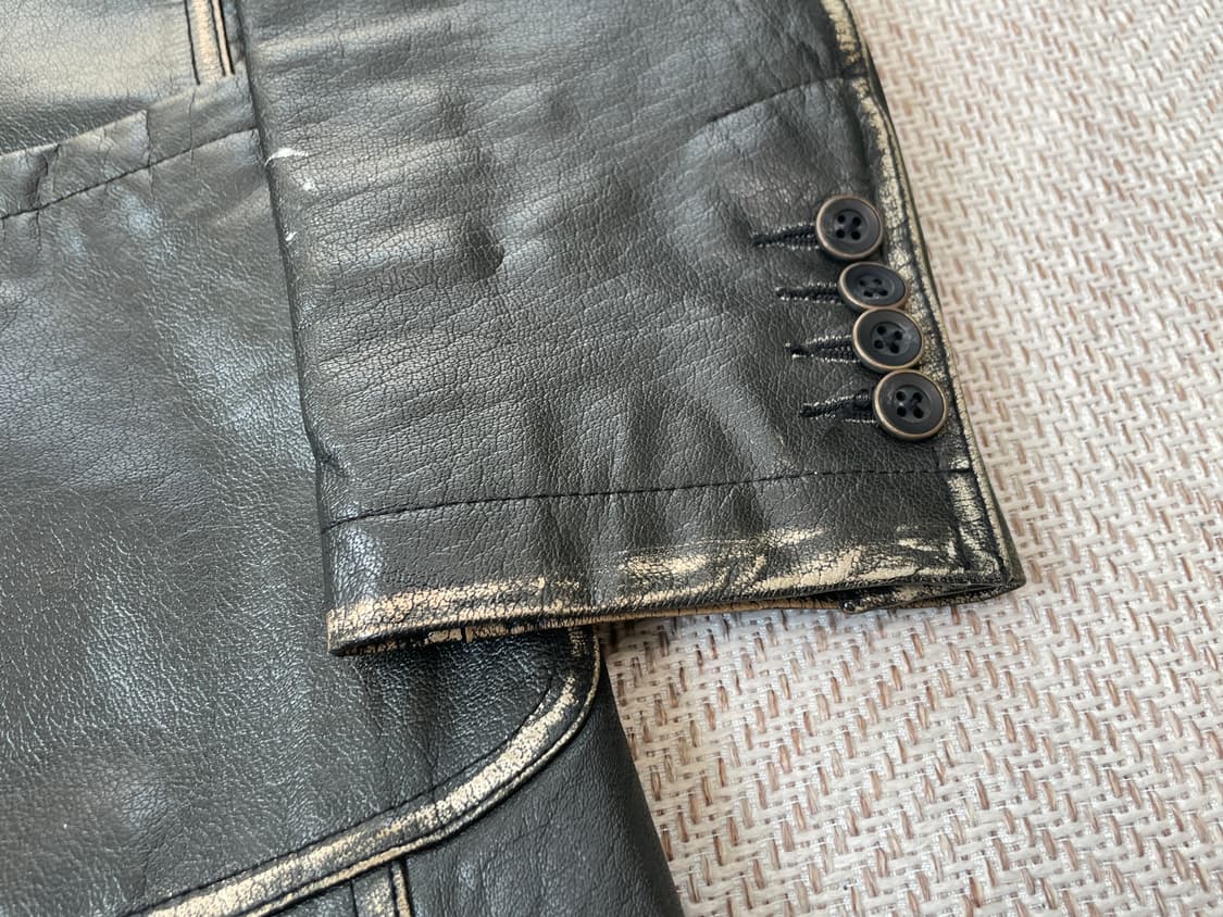 빈티지 양가죽 테일러드 가죽 자켓 J03714 상품이미지9