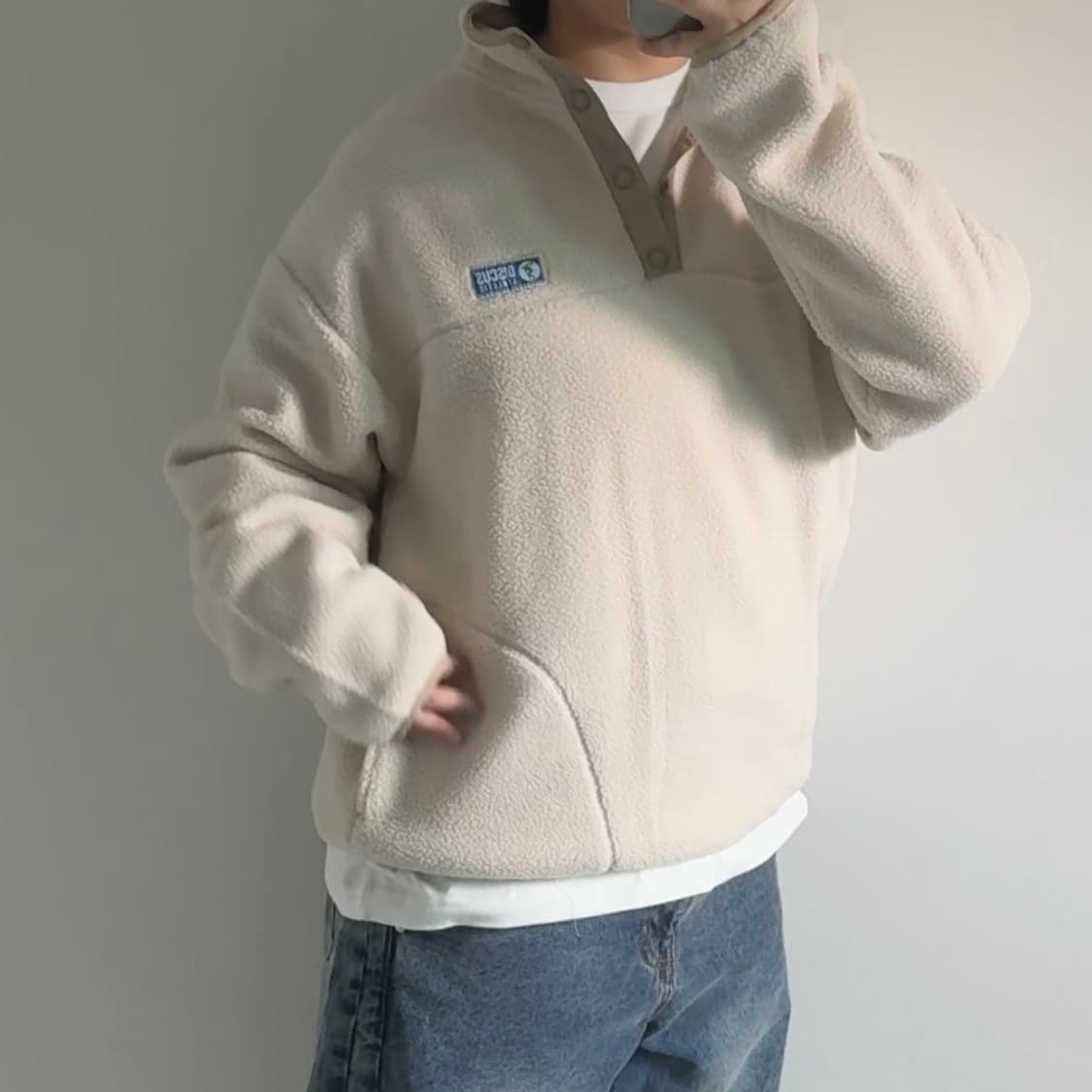 플리마켓🔥 디스커스 애슬레틱 오버핏 플리스 상품이미지1