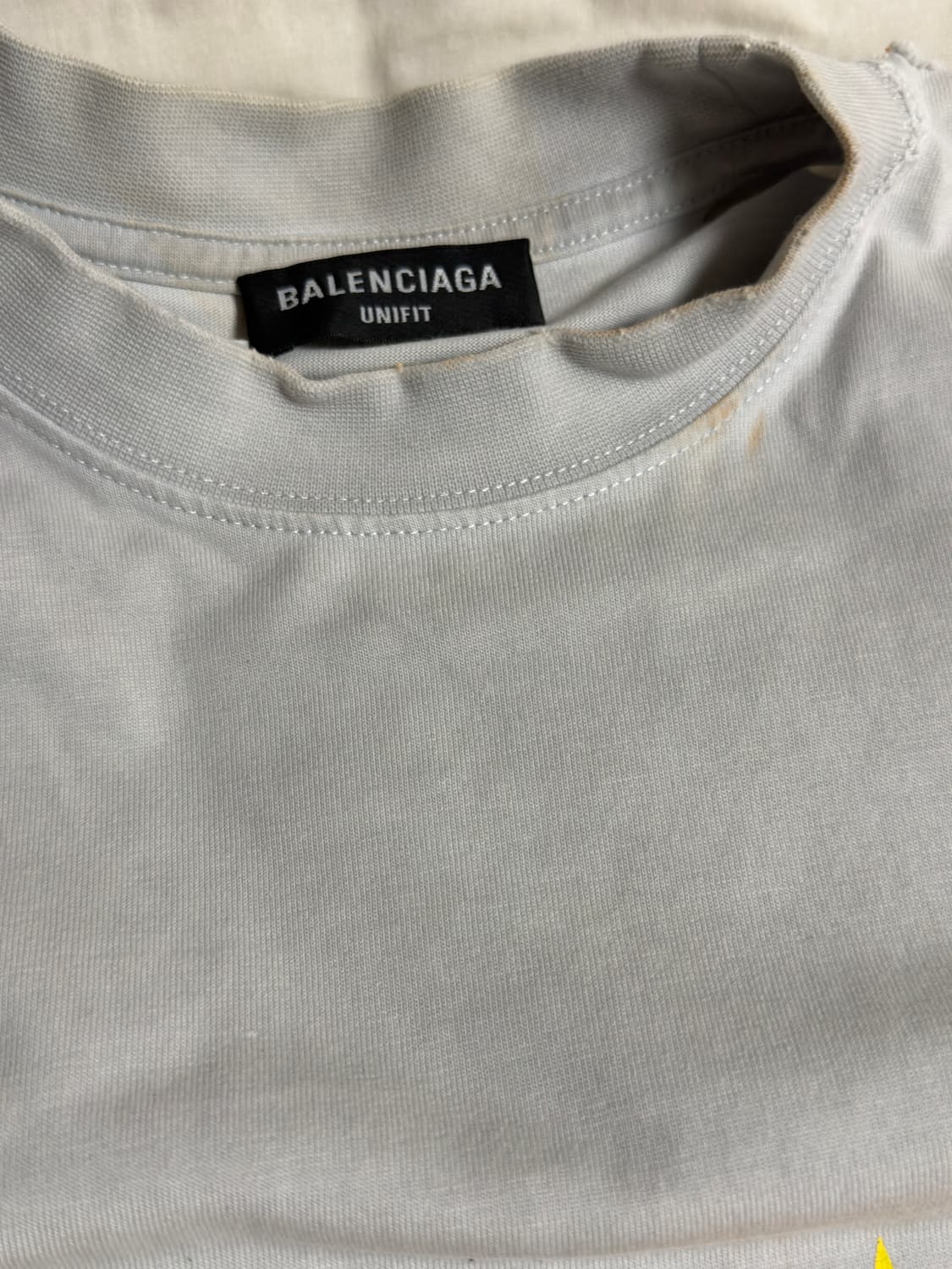 발렌시아가 메탈리카 디스 페인팅 티 size 1 상품이미지4