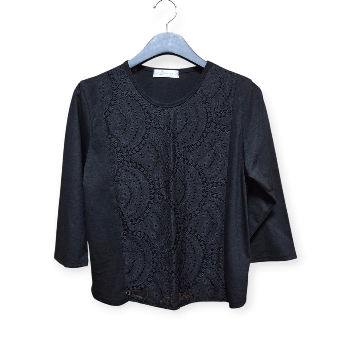 블랙 레이스 7부 티 (55~66)ㅣ데일리 추천 상품이미지1