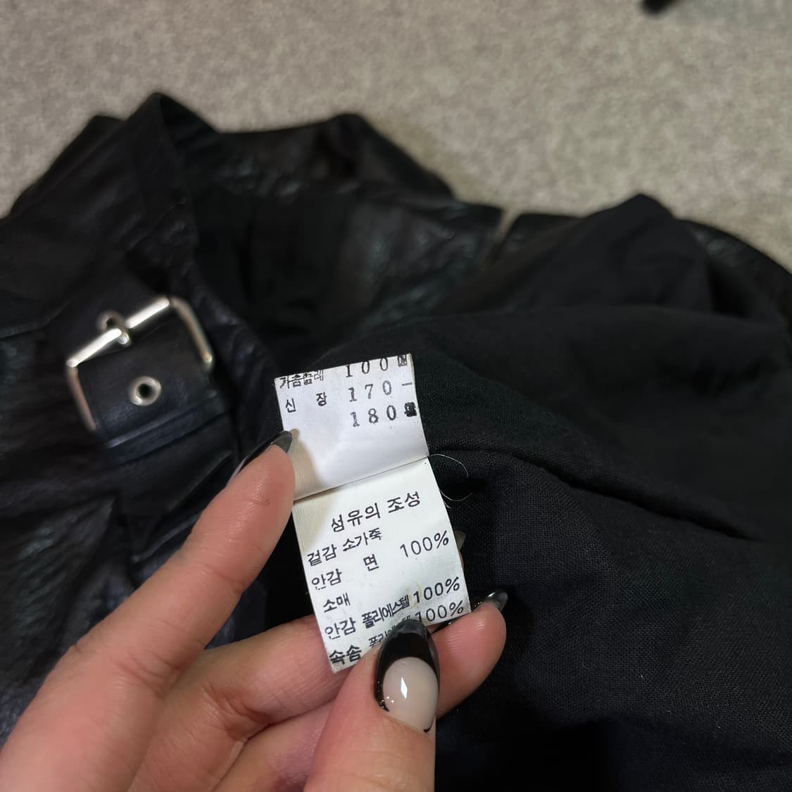 Vintage GUYS CLUB 소가죽 자켓 상품이미지6