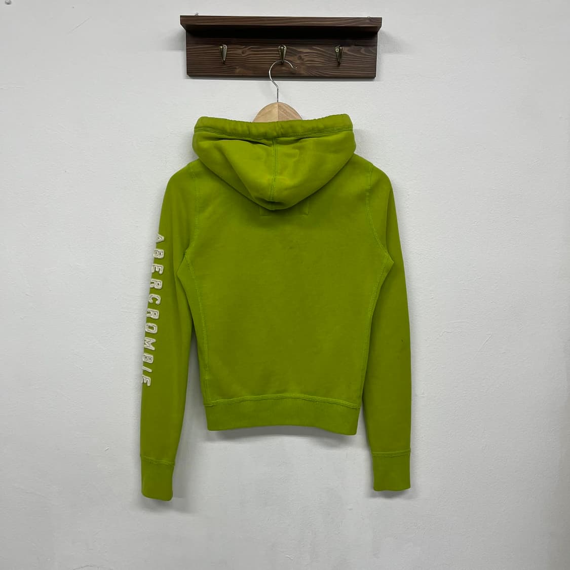 아베크롬비 y2k 여리핏 말차라떼 대대장 러블리힙 후드집업 희귀져지(S) 상품이미지5