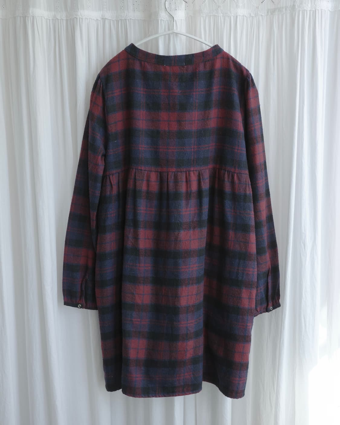 Tartan Checkered Red Dress 상품이미지2