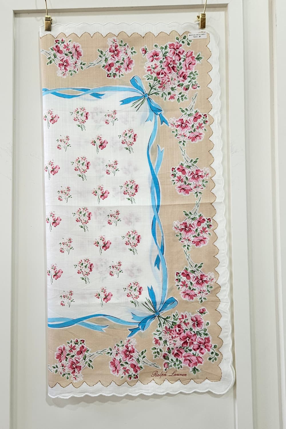 랄프로렌(Ralph Lauren) 플로럴 리본 프레임 손수건 상품이미지3