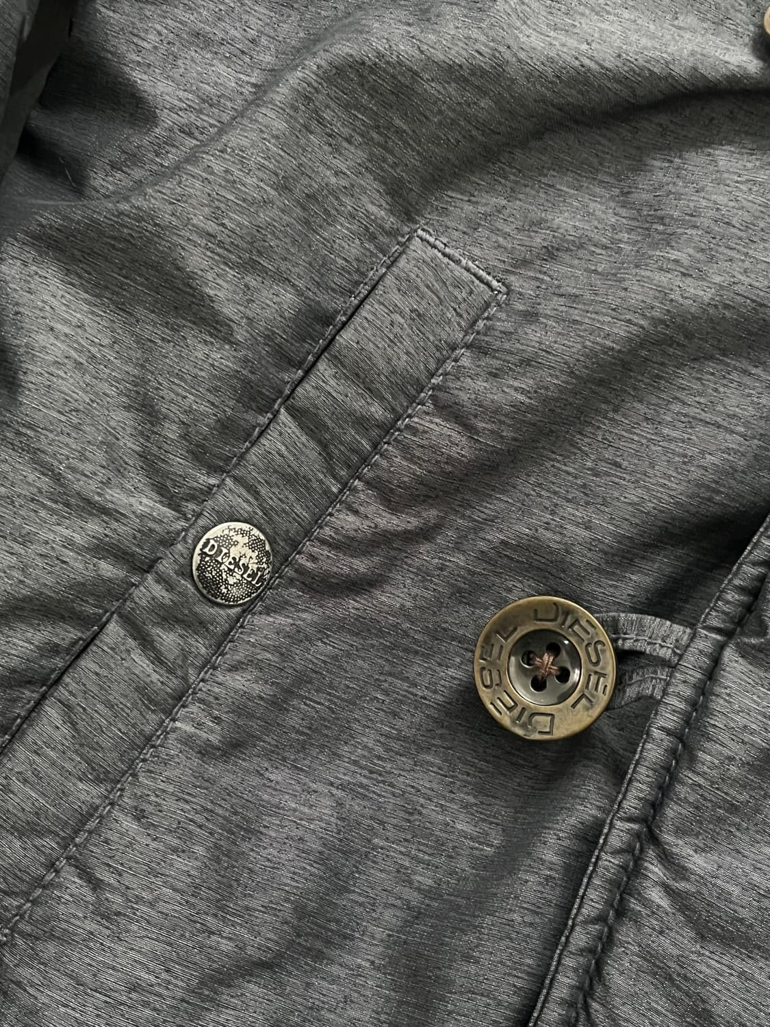 Diesel 디젤 퍼 후드 패디드 차콜 봄버 자켓 상품이미지8