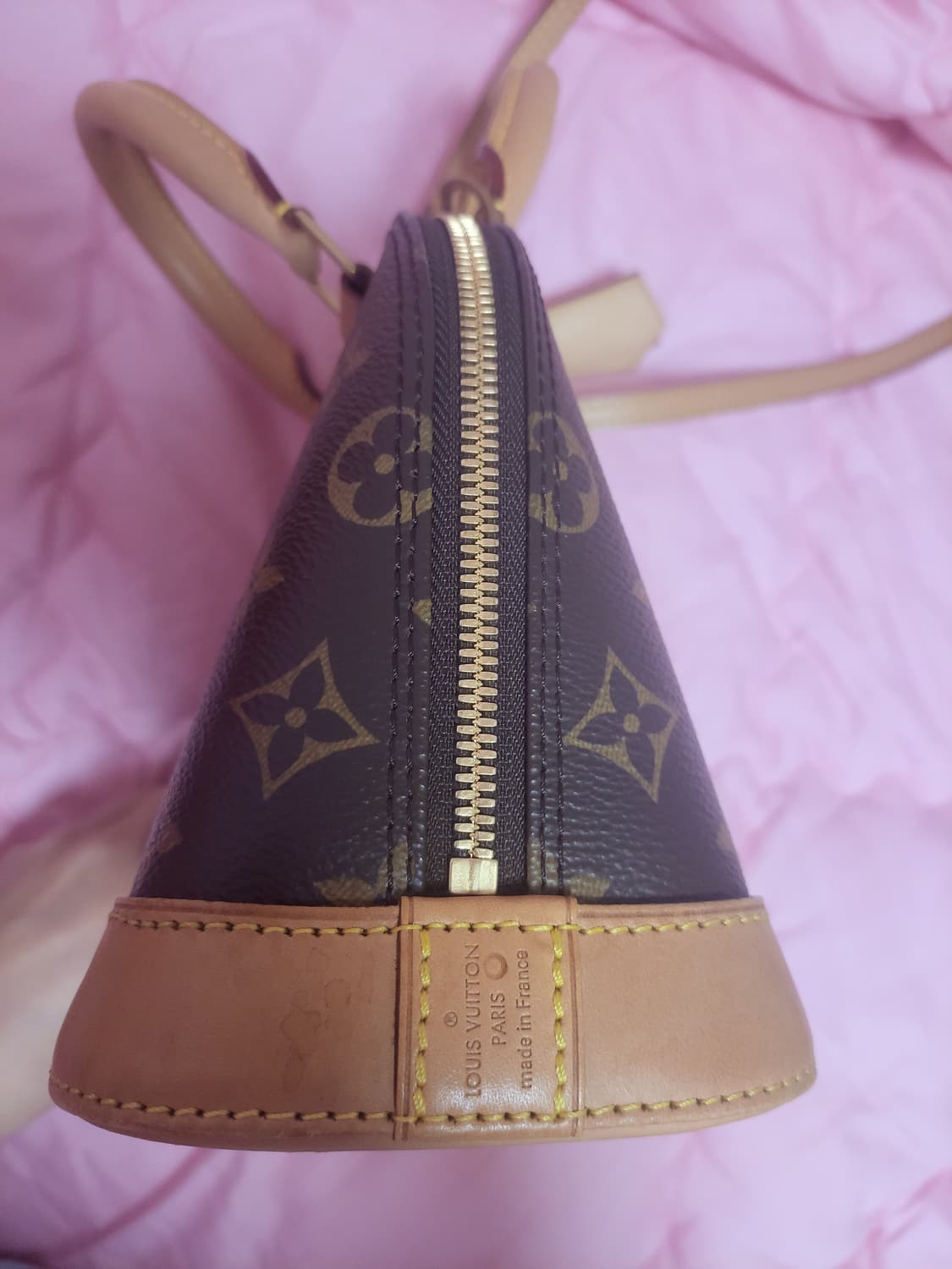 정품)급처상태좋음!루이비통 알마bb 크로스백 토트백 가방 공홈가268만원 상품이미지9