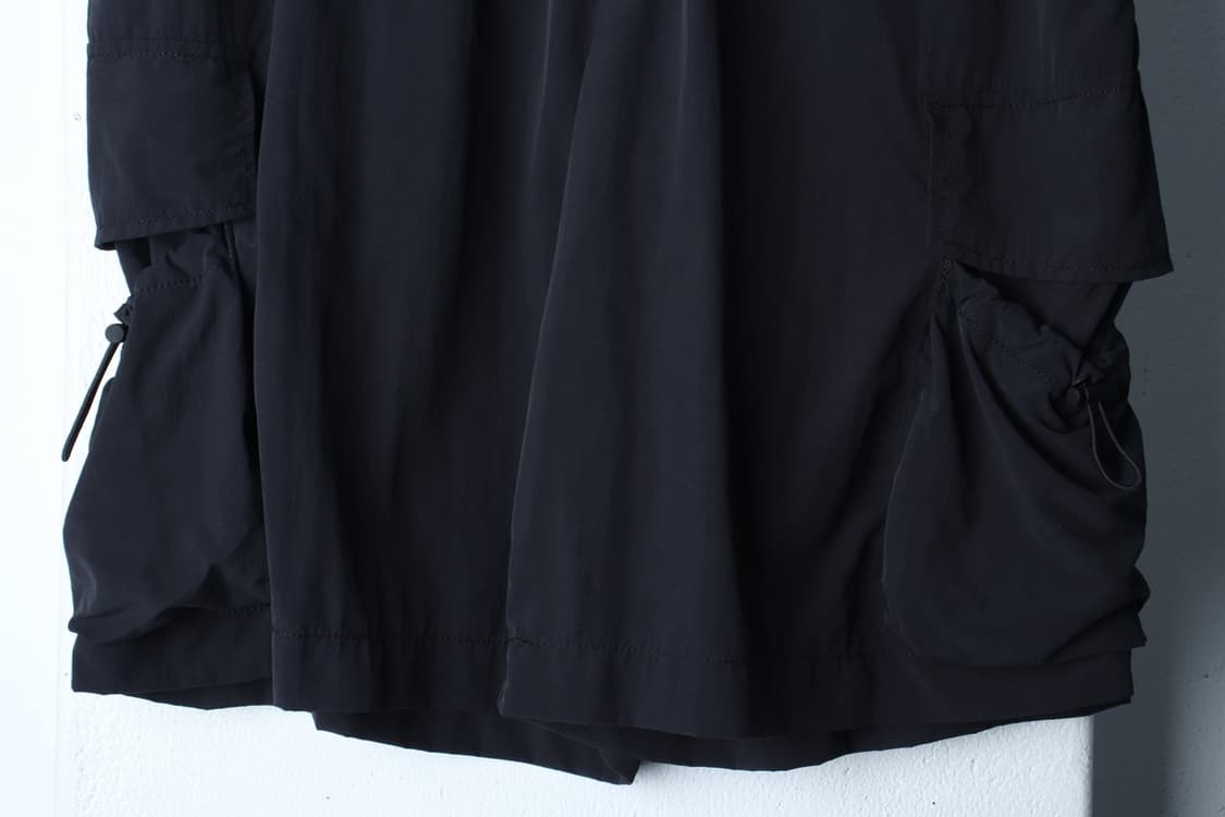 (L-XL) 자라 반바지 팬츠 카고 밴딩 블랙 폴리-P9932 상품이미지4