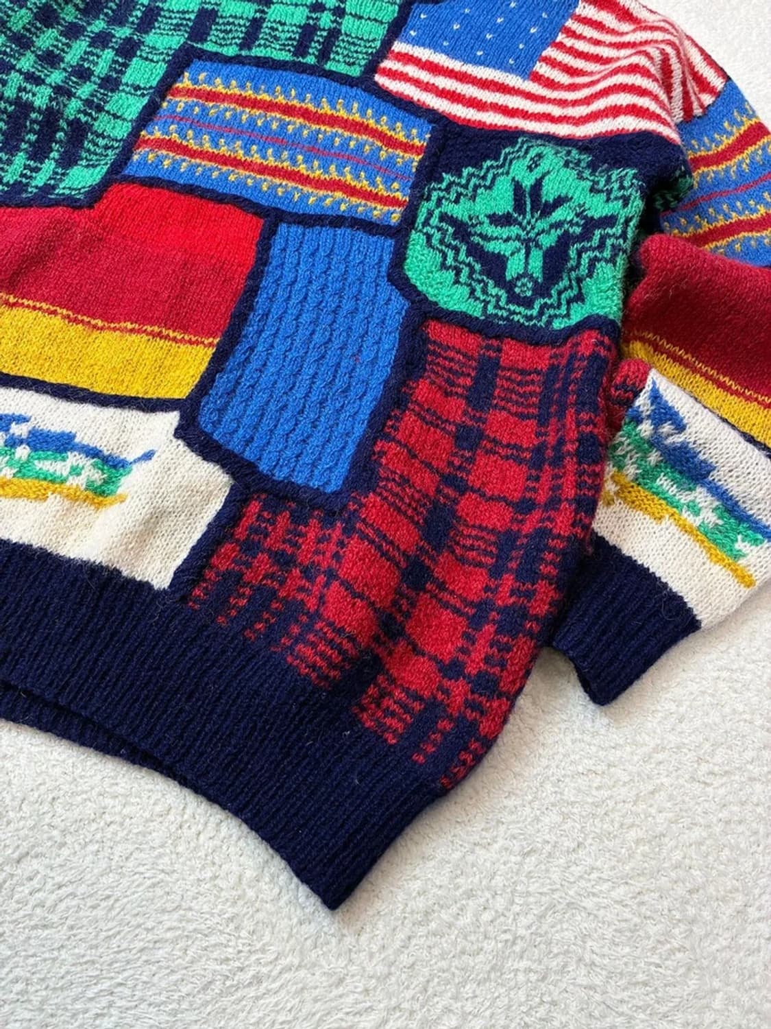 아이비리그 90's 헤비 울 패턴 니트 PN5931 상품이미지3