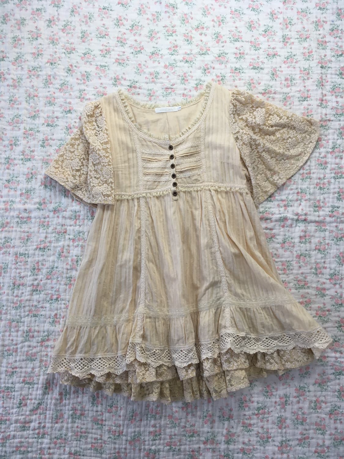 빈티지 앤틱 아일렛 레이스 블라우스 상품이미지7