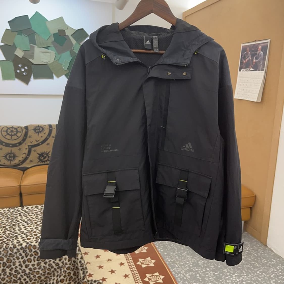 아디다스 테크웨어 스트랩 포켓 바람막이 자켓 XL C08906 상품이미지3