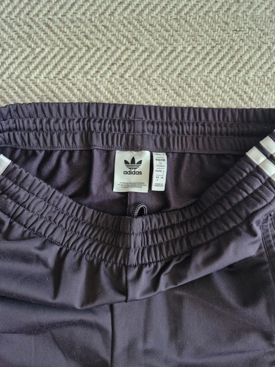 아디다스 와이드 스트레이트 트레이닝 팬츠 L 상품이미지5