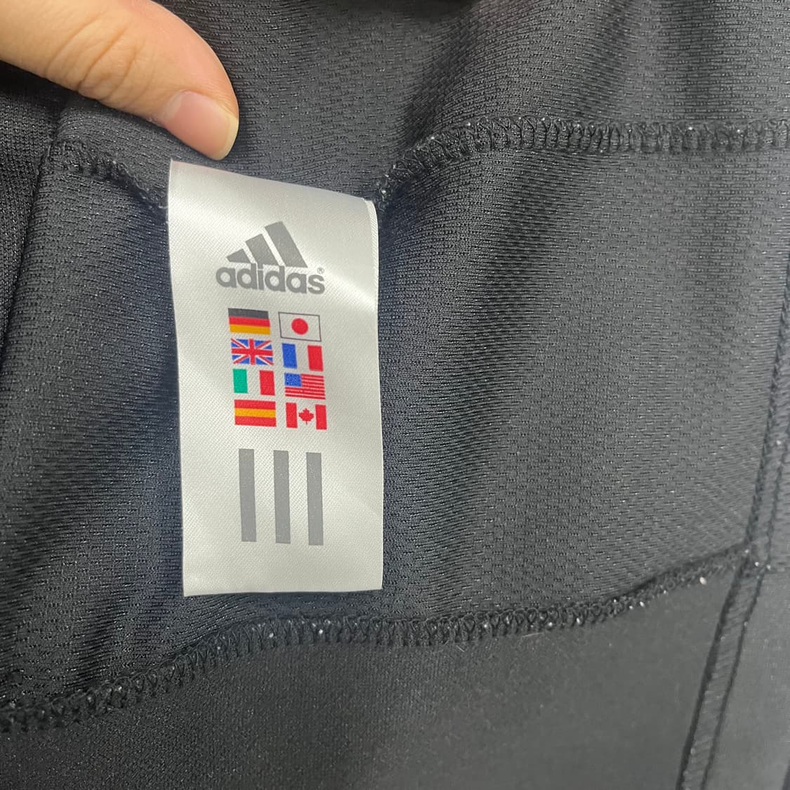 아디다스 블랙 긴 팔 져지 상품이미지6
