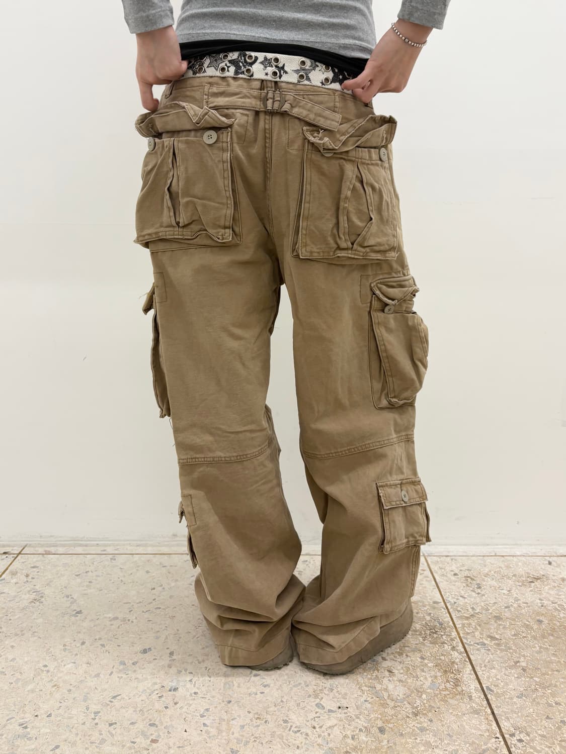 90s'빈티지 카고 팬츠 상품이미지4