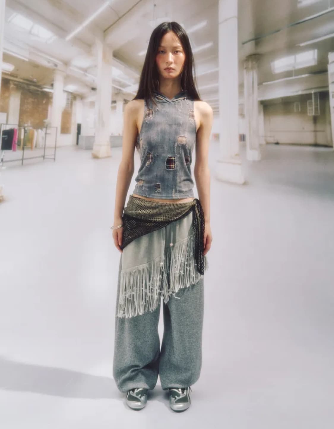 Somsoc PHAZE PRINGE PANTS_M.GREY 상품이미지1