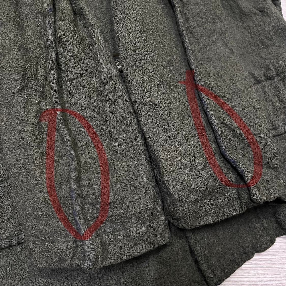 [M] 꼼데가르송 트리콧 축융 울 자켓 AD2008 상품이미지8