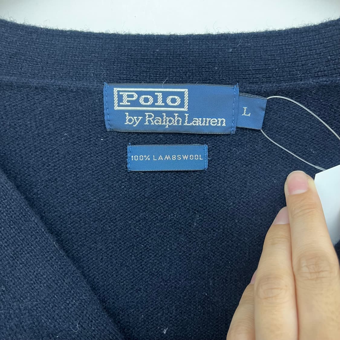 폴로 랄프로렌 네이비 가디건 여L 상품이미지3