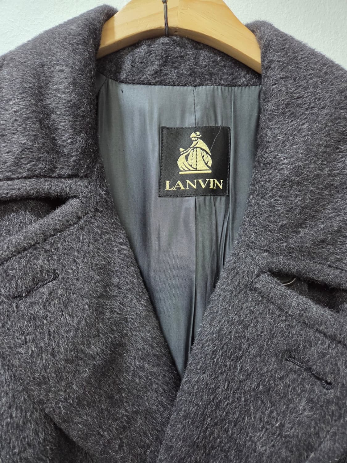 [M.05] 랑방 LANVIN 울 100프로 남성 롱 코트 상품이미지2