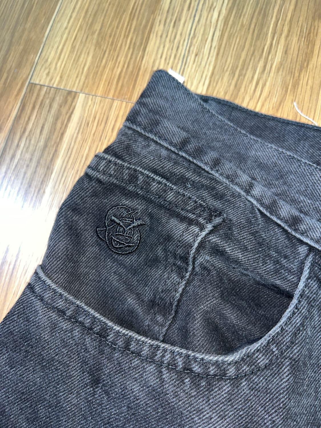 폴라 스케이트 93데님 실버 블랙 34X32 상품이미지5