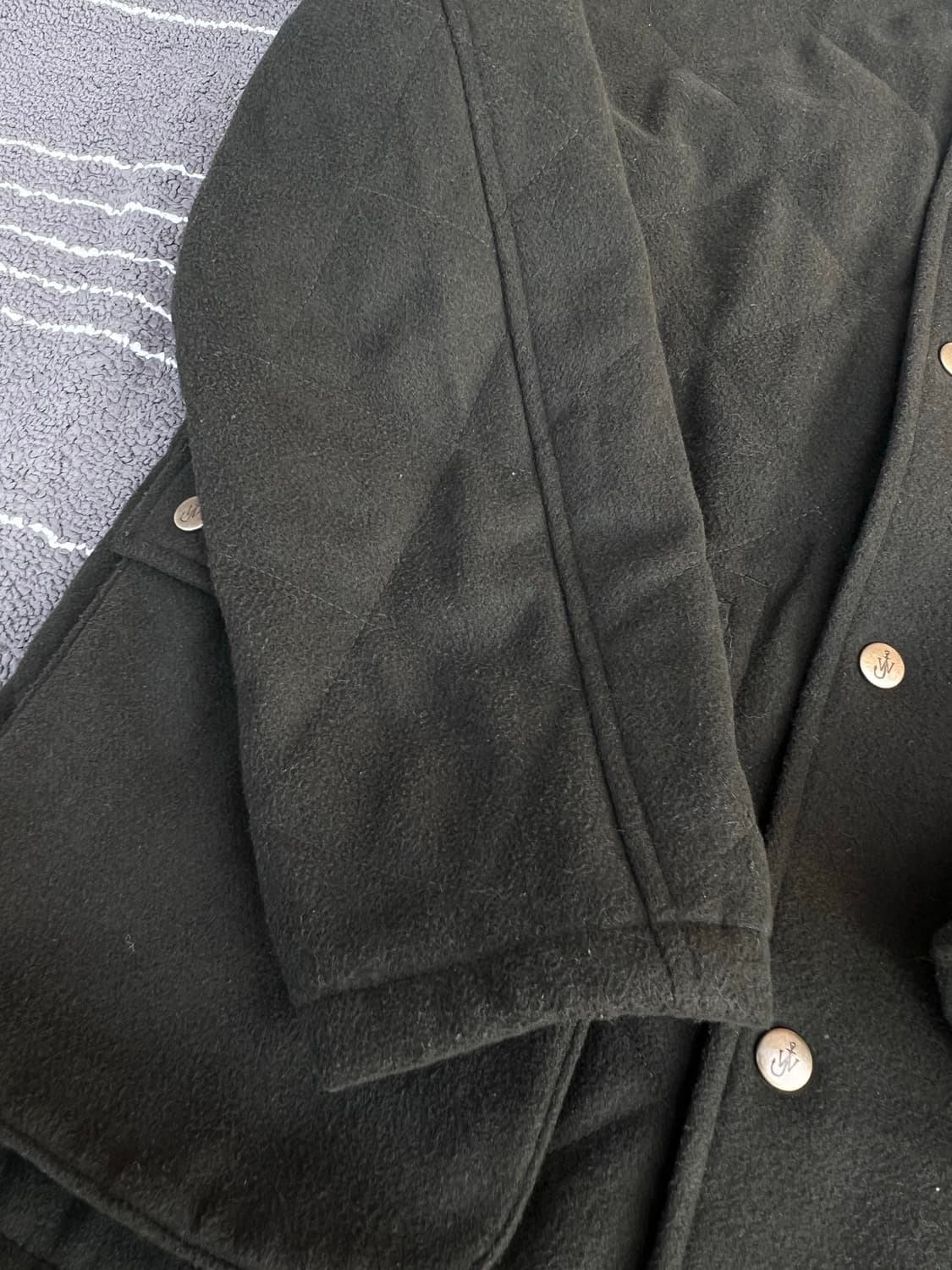 유니클로x JW앤더슨 콜라보  니트 카라 헌팅 재킷  상품이미지3