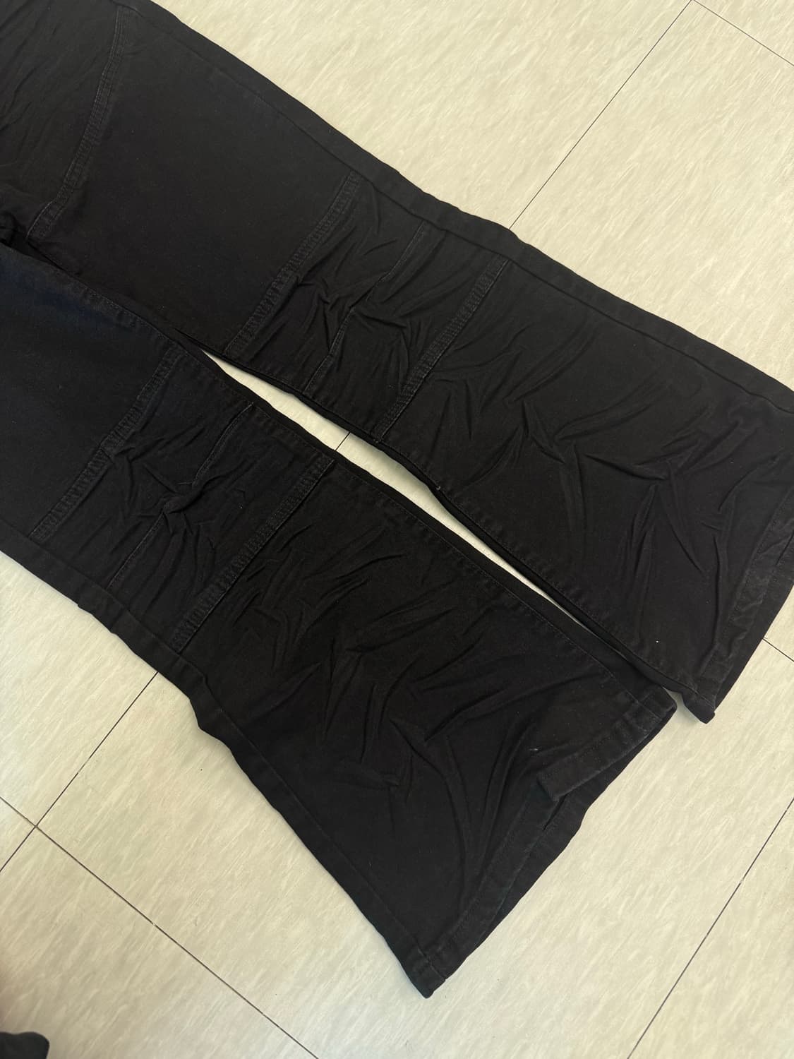 릭오웬스 스타일 레트로 플레어진 상품이미지6