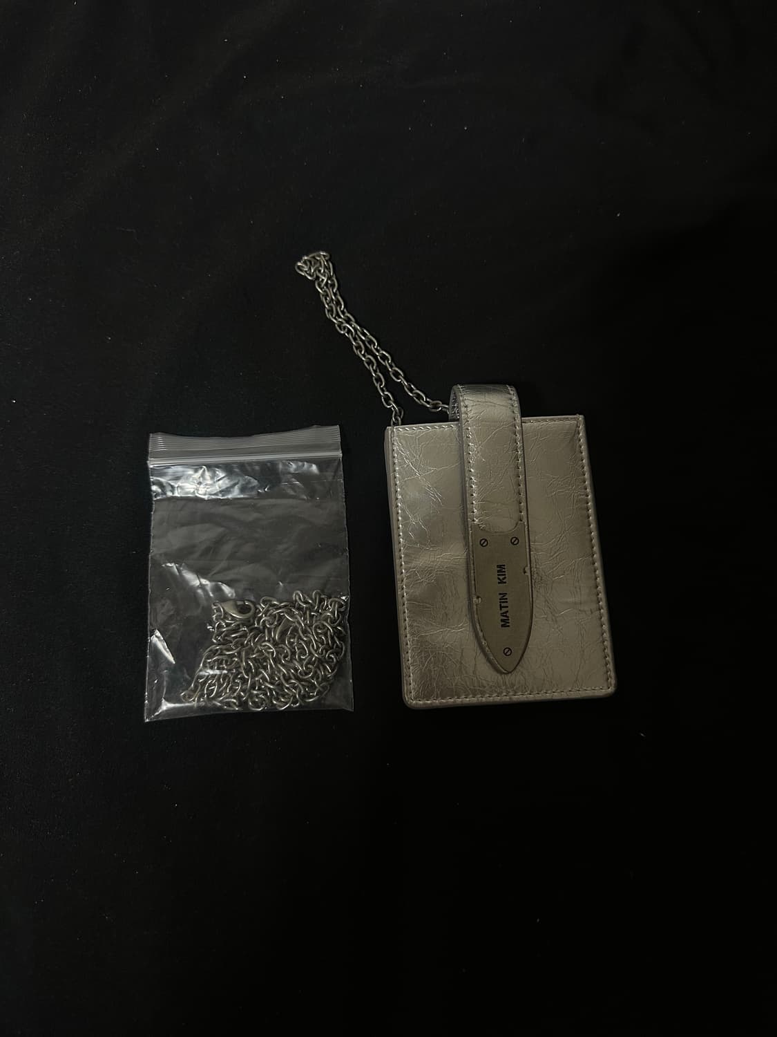 마뗑킴 아코디언 카드 지갑 (실버) 상품이미지1