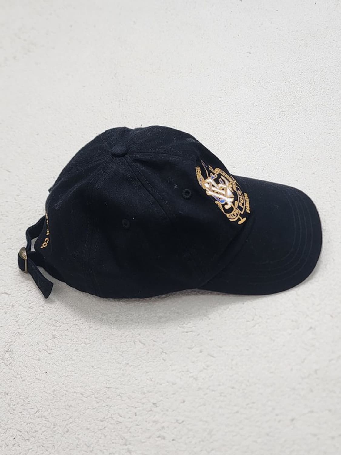 RALPH LAUREN 와펜자수 블랙볼캡 상품이미지2