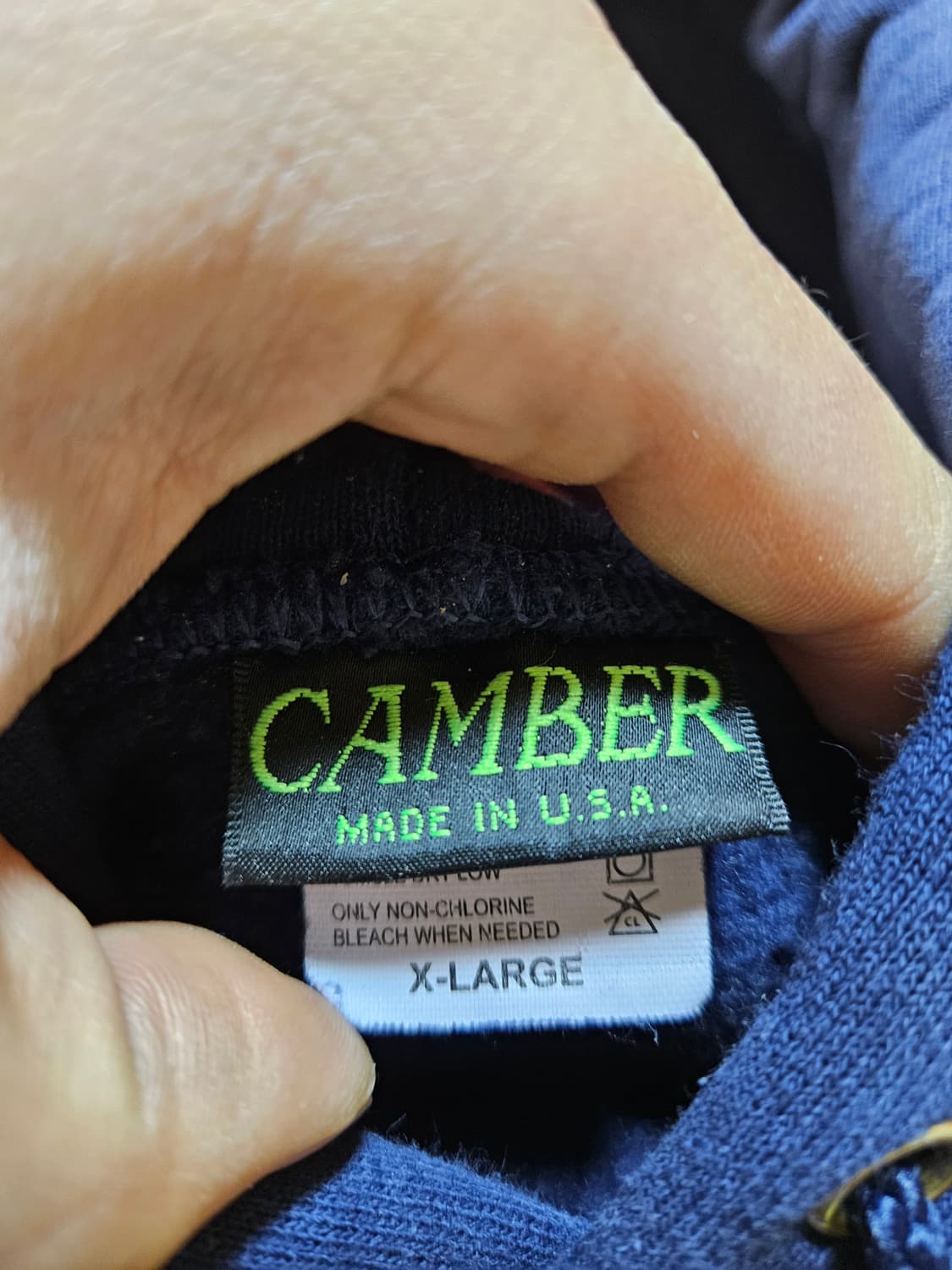 CAMBER 캠버 풀오버 스웻 후디 네이비 XL 상품이미지4