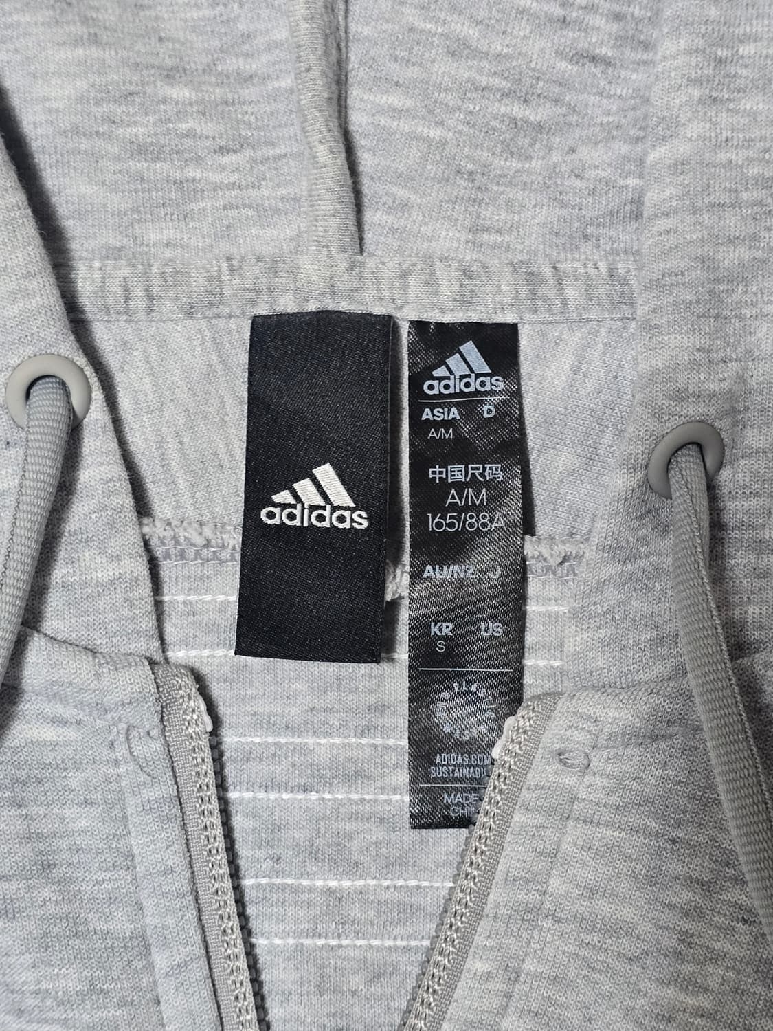 아디다스 3선 후드집업 (남/여) 상품이미지3