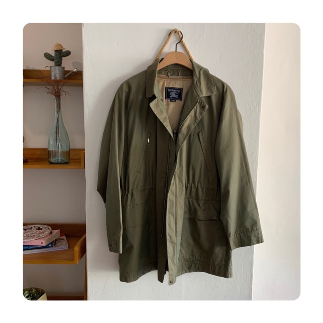 (BURBERRY)버버리 카키 클래식 헌팅자켓(내피포함 상품이미지5