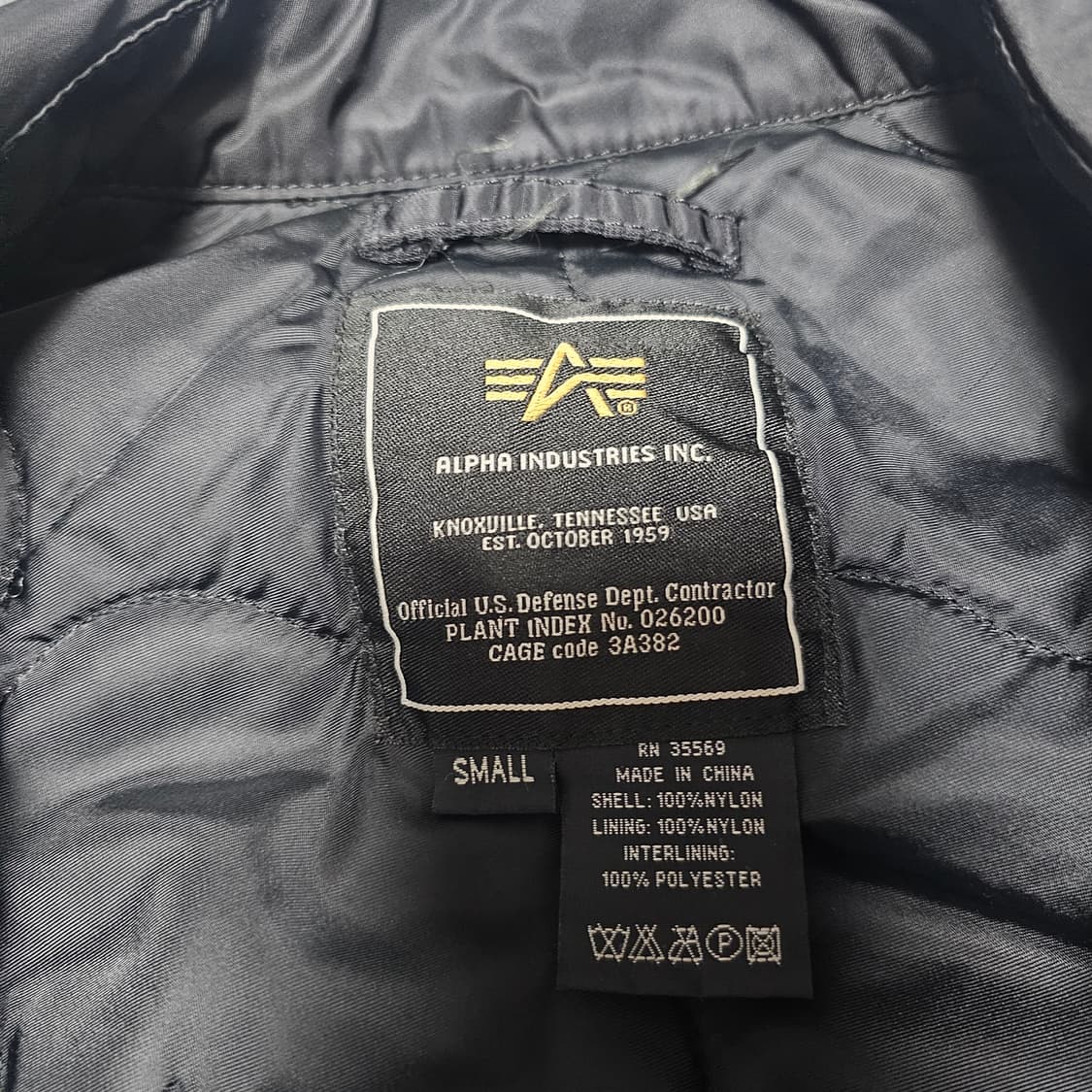 알파인더스트리 CWU-45P 항공점퍼 블랙 상품이미지8