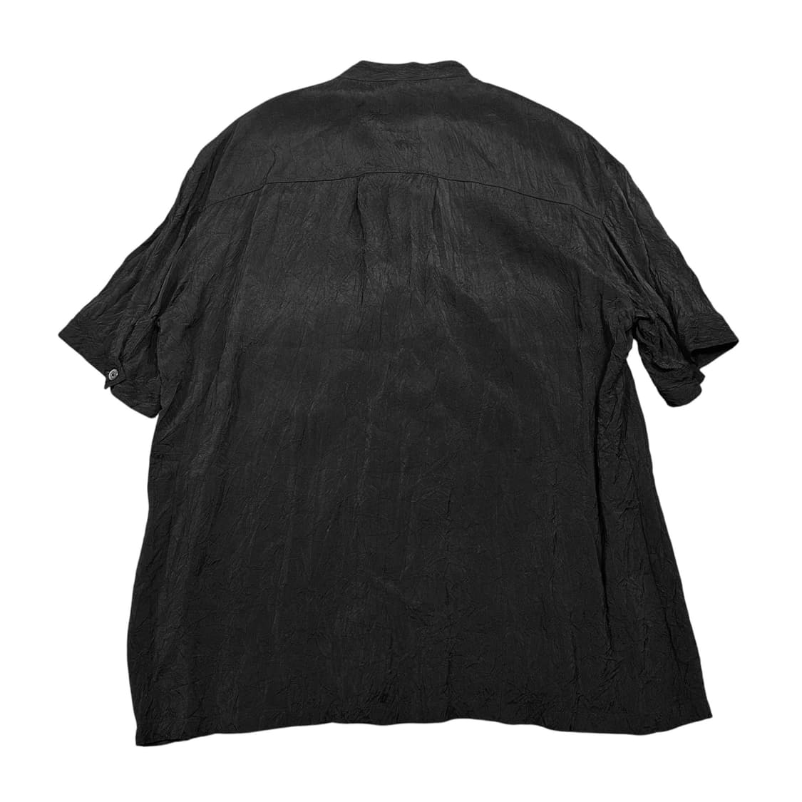 ✨ (바배) 노이어 크링클 멀티 포켓 하프 블랙 셔츠 상품이미지2