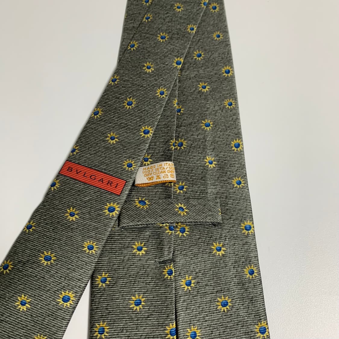 불가리(BVLGARI) 명품넥타이 자카드 클래식룩 A+등급 10.2cm 상품이미지6