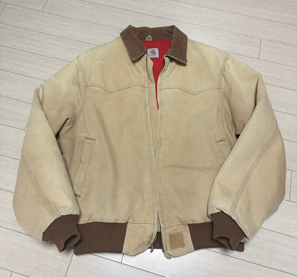(XL) 칼하트 J13 산타페 베이지 봄버 자켓 상품이미지2