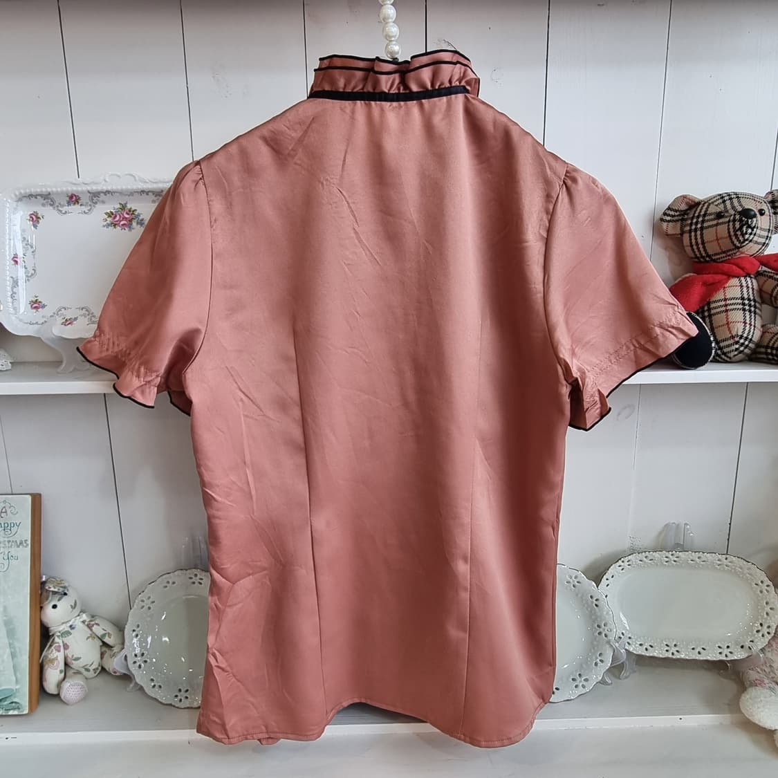 빈티지  프릴 블라우스 상품이미지4