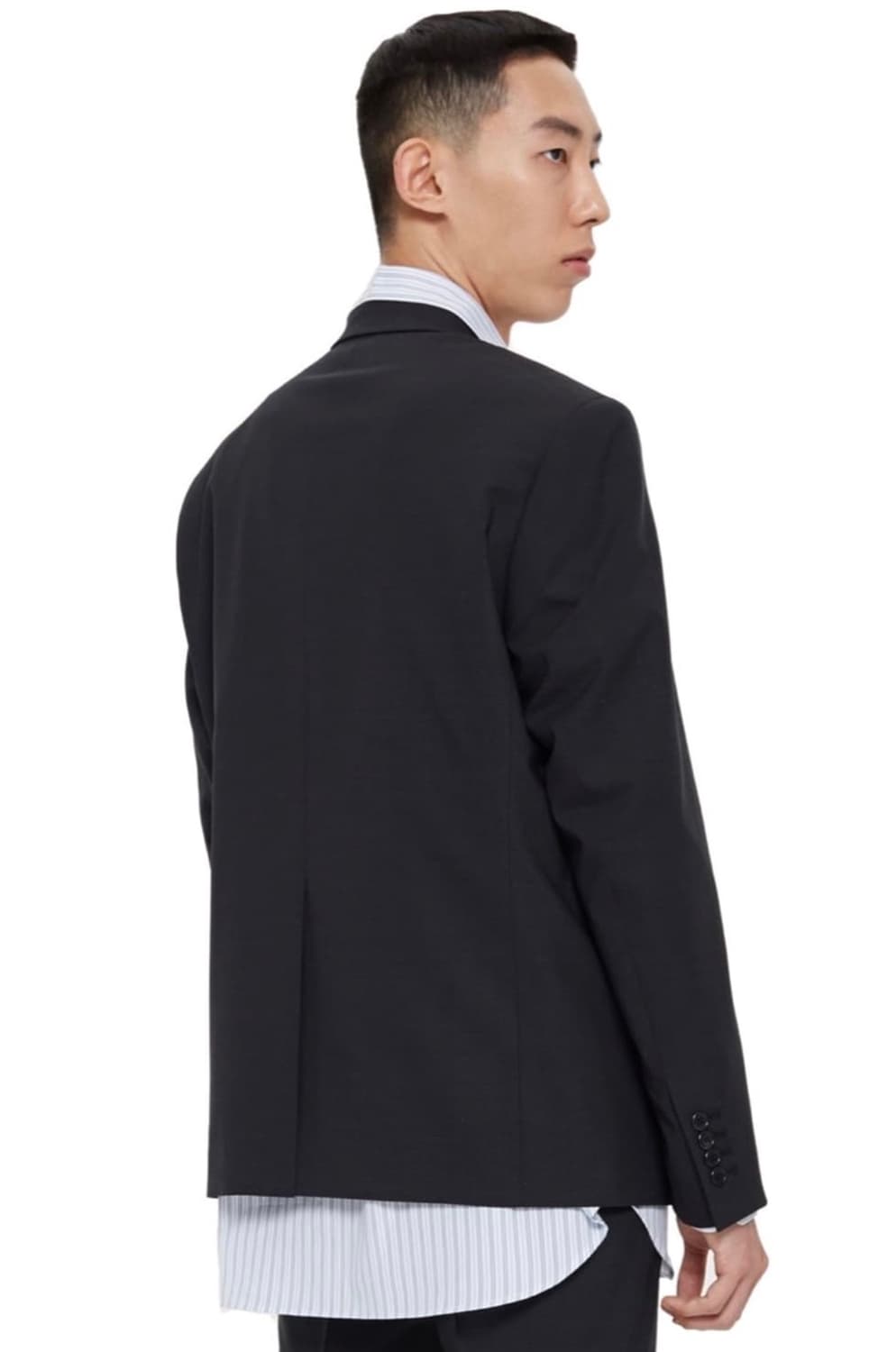 MNGU 3 버튼 wool 셋업 다크 그레이 자켓 팬츠 셋업 M/S 상품이미지10